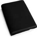 Beachland - Solid Beach Towel 30 x 60 inch Pool and Resort Style - 100% Cotton - Extra Soft and Absorbent (1 Towel, Black)