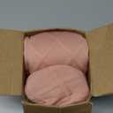 Cozyhealth 3.1" H Small Cervical Roll Pillow, Medium Soft Memory Foam Neck Round Pillow Cylinder Bolster Pillow for Sleeping, Round Neck Support for Bed, Legs, Back and Yoga (Pink, Small - 3.1" H)