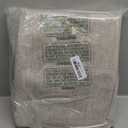 NICETOWN 100% Blackout Linen Curtains 90" Long for Bedroom, Thermal Insulated Living Room Curtains with Liner, Farmhouse Style Linen Blend Window Draperies for Dining Room (2 Panels, 52" W, Natural)