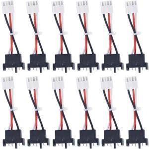 First Alert BRK ADF-12 BRK Smoke Alarm Adapter Plug for Firex Hardwire Smoke Alarms, White/Black, Pack of 12