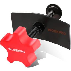 WORKPRO Brake Pad Spreader, Disc Brake Pad Spreader Tool, Brake Caliper Compressor Tool for Compressing Inner Pad, 360 Degree Swivel Joint Brake Piston Compression Tool for Cars & Light Trucks (Standard)