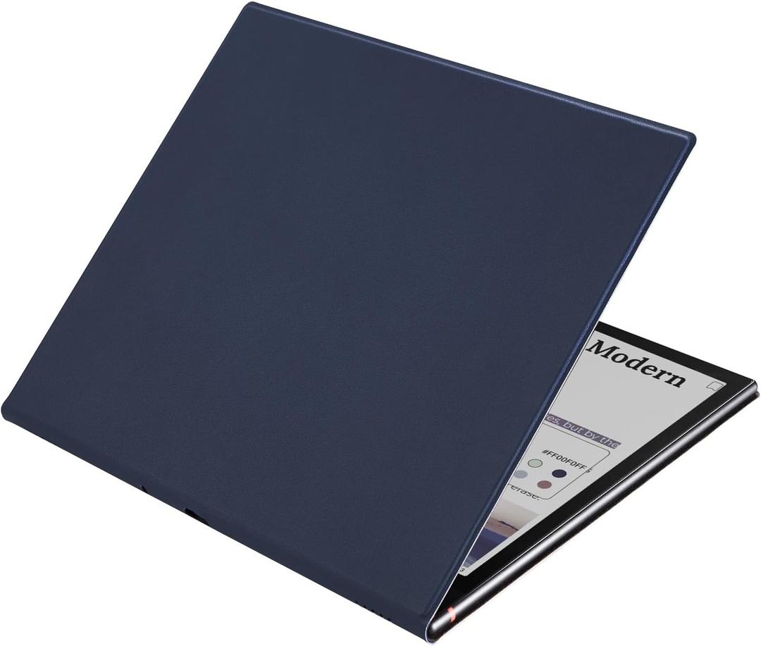 BOZHUORUI Case for 10.3" Boox Note Air 4C (2024) & Boox Note Air3 C / Air3 B/W Tablet (2023) - Slim Lightweight Magnetic Cover with Auto Sleep/Wake (Dark Blue)