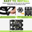 2Pcs Replacement Cutting Discs for Luba & for Luba 2 Mower (2024 & Older)