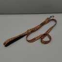 EcoBark Dog Leash - Soft & Reflective Comfort Leashes with Padded Handle - Safe, Strong, & Durable for Small, Medium or Large Dogs (Cheetah) (5 ft x 1 in - Standard Width)