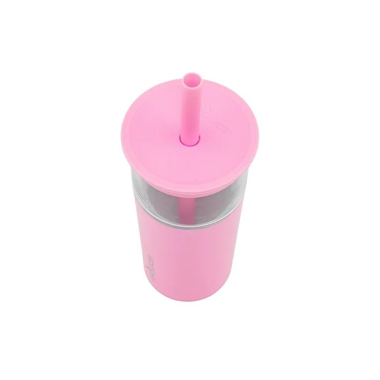 Reduce® Aspen Vacuum Insulated Stainless Steel Glass Tumbler with Lid and Straw, 20 oz