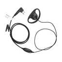 JEUYOEDE CLS1110 D Shape Earpiece Surveillance Headset with Mic Compatible with Motorola Two Way Radio RMM2050 XU2600 CLS1410 CP200 GP300 PR400
