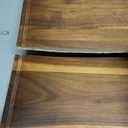 Acacia Stove Top Cover for Gas Burners & Electric Stove, Noodle Board Stove Cover with Wavy Handles, Wooden Stovetop Cutting Board with Juice Grooves, Serving Tray 30"L x 22"W x 2.5"H