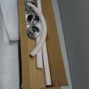 uxcell Stretchable Shower Curtain Rod Rack Stainless Steel, L Shaped Corner Shower Curtain Rod No Drill for Bathroom, 28"-37" x 47"-65" Adjustable Length