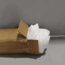 Amazon Basics Hypoallergenic Quilted Plush and Breathable Mattress Topper Pad, 18 Inches Deep, Queen, White