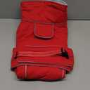 Lelepet Warm Dog Coat Waterproof Dog Jacket Reflective Fleece Vest with Adjustable Buckle Hook & Loop, Windproof Winter Jacket Dogs Coats for Small Medium Large Dogs, Red, XL