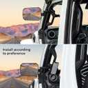 JOYTUTUS Mirrors Doors Off Compatible with 2018-2023 Wrangler JL/JLU & Gladiator JT, JL Side Mirrors with Ball Adapter, Wider View No Vibrate & Wobble (NOT FIT 2024-2026 Wrangler & Gladiator JT)