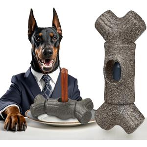 Bully Stick Holder for Dogs Improved Safety Dog Chew Holder for Ultimate Secure Fixation Device to Prevent Swallowing of Fits Various Bully Sticks and Dog Sizes