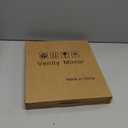 8" x 10" Lighted Vanity Mirror with 3-Color Dimmable LED, HD Professional Mirror with Lights, 360° Rotation, Portable Makeup Mirror for Bedroom Desk or Travel, No Batteries (White)