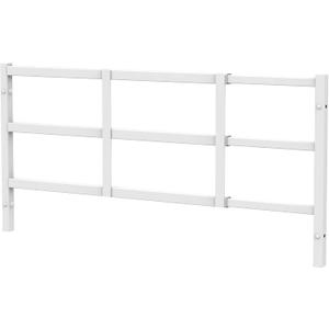 Fixed Window Safety Guard 14x 38 Adjustable Width Prevents Accidental Falls, Non-Egress, Tamper Resistant Screws Included, White, Single Pack