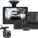 Dash Cam, Dash Cam Front and Rear, 4 inch Dash Camera for Cars, 1080P, 170 Wide Angle, Night Vision WDR G-Sensor Parking Monitor Loop Recording Motion Detector