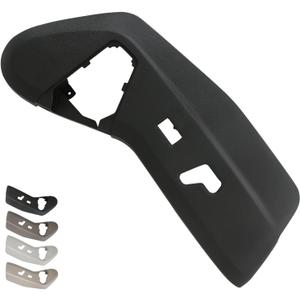 TQPONLY Driver Seat Plastic Trim Cover Panel,Fits 2011-2019 Dodge Grand Caravan/2011-2016 Chrysler Town and Country Left Side Power Seat Switch Control Bezel Shield (Black)