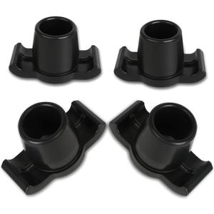 2 x 2024 Upgraded Walker Ski Glides Made with Wear-Resisting Rubber Base, NOT Scratch Floor, Universal Fit Walker Accessories for Folding Walkers, Walker Glides for Seniors, Walker Feet Replacement (Black) 2 x 2024 Upgraded Walker Ski Glides Made with Wear-Resisting Rubber Base, NOT Scratch Floor, Universal Fit Walker Accessories for Folding Walkers, Walker Glides for Seniors, Walker Feet Replacement (Black)