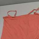 SUUKSESS Women Double Line Square Neck Tank Top Summer Y2K Going Out Basic Cami Shirt (Red, L)