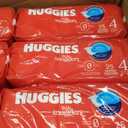 Huggies Size 4 Diapers, Little Snugglers Baby Diapers, Size 4 (22-37 lbs), 150 Count (6 Packs of 25)