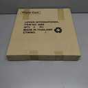 Lipper International Acacia Wood Large Slab Lazy Susan with Bark Rim