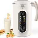 BHG 45oz Nut Milk Maker, Automatic Soy Milk Maker Machine with 14-Blade Grinder, 11 Functions & LED Touch Screen, Plant-Based Milk Machine for Almond,Oat & Soy, 18H Timer, Keep Warm & Self-Cleaning