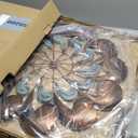 Pure Echo Wind Spinner Outdoor Garden Decor, Wind Spinners for Yard and Garden, 84 inch Copper Wind Sculptures & Spinners, Windmill for Yard Decorations - Larger Spinners