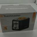 Toastmaster 2-Slice Cool Touch Toaster, black with stainless accent