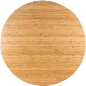 (26 Inch) Bamboo Large Lazy Susan for Dining Table Top with Heavy Duty Metal Rotating Hardware