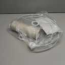 OUTON Beige Large Drum Lamp Shades for Floor Lamps, 16" Top x16" Bottom x 9" High, Easy to Assemble, Replacement Linen Lampshades for Table Lamps & Bedside Lamps (1.65" Spider)