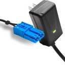 12 Volt Battery Charger with Small Blue Plug, for 12V Kid Trax Child Ride On Car Dodge Ram 3500 Rideamales Scout Pony Josie Unicorn Disney Mickey Minnie Mouse Coupe Charger