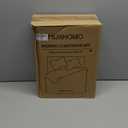 MUXHOMO 7 Pieces King Comforter Set, Soft Bed in a Bag King Size, All Season Bedding Set with Comforter, Flat Sheet, Fitted Sheet, Pillowcases & Shams, Beige