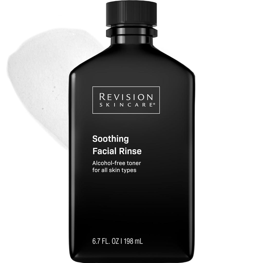 Revision Skincare Soothing Facial Rinse Free Toner, Cleansing and Hydrating Face Wash, Ideal for Sensitive Skin, 6.7 fl oz, 1 Pack