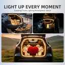 Trunk LED Light Strip for 2020-2026 Tesla Model Y LED Rear Trunk Cargo Light for Tesla Model Y (Including New Model Y Juniper) Interior Lighting Accessories Sensor Auto ON/Off Silicone Waterproof
