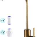 Brushed Gold Drinking Water Filter Faucet for Kitchen Sink Reverse Osmosis Ro System, Lead-Free Sus Stainless Steel with Brass Finish