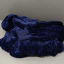 Waitu Wearable Blanket for Kids, Wearable Blanket Hoodie for Teens Girls Boys, Warm Blanket Sweatshirt Gift for Teenage, Hoodie Blanket with Sleeves - Navy