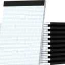 Graph Paper 8.5 X 11, 20 Pack, 4x4 Quad Ruled, Grid Paper Pad 8-1/ 2" X 11", Grid Pad 8.5 X 11, Engineering Notebook, Easy Tears Off, White 70 Gsm Graft Paper