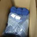 Wicker Chair Cushions 3 Piece Set, Waterproof Outdoor Cushions for Patio Furniture, Loveseat and U-Shaped Wicker Furniture Cushions, Blue