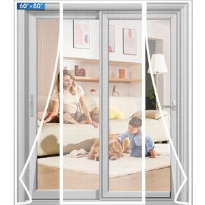 Magnetic Screen Door Upgraded PET Mesh Stronger Than Fiberglass and Polyester,Hands Free,Keeps Bugs Out,Pet & Kid Friendly,Suitable for Sliding Door,Large Patio Door and French Door