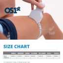 OS1st KS7 Performance Knee Brace with Compression Zone TechnologyStabilizing Knee Sleeve for Pain Relief, Patella Support, Running, Arthritis, Men & Women (XX-Large, Black)