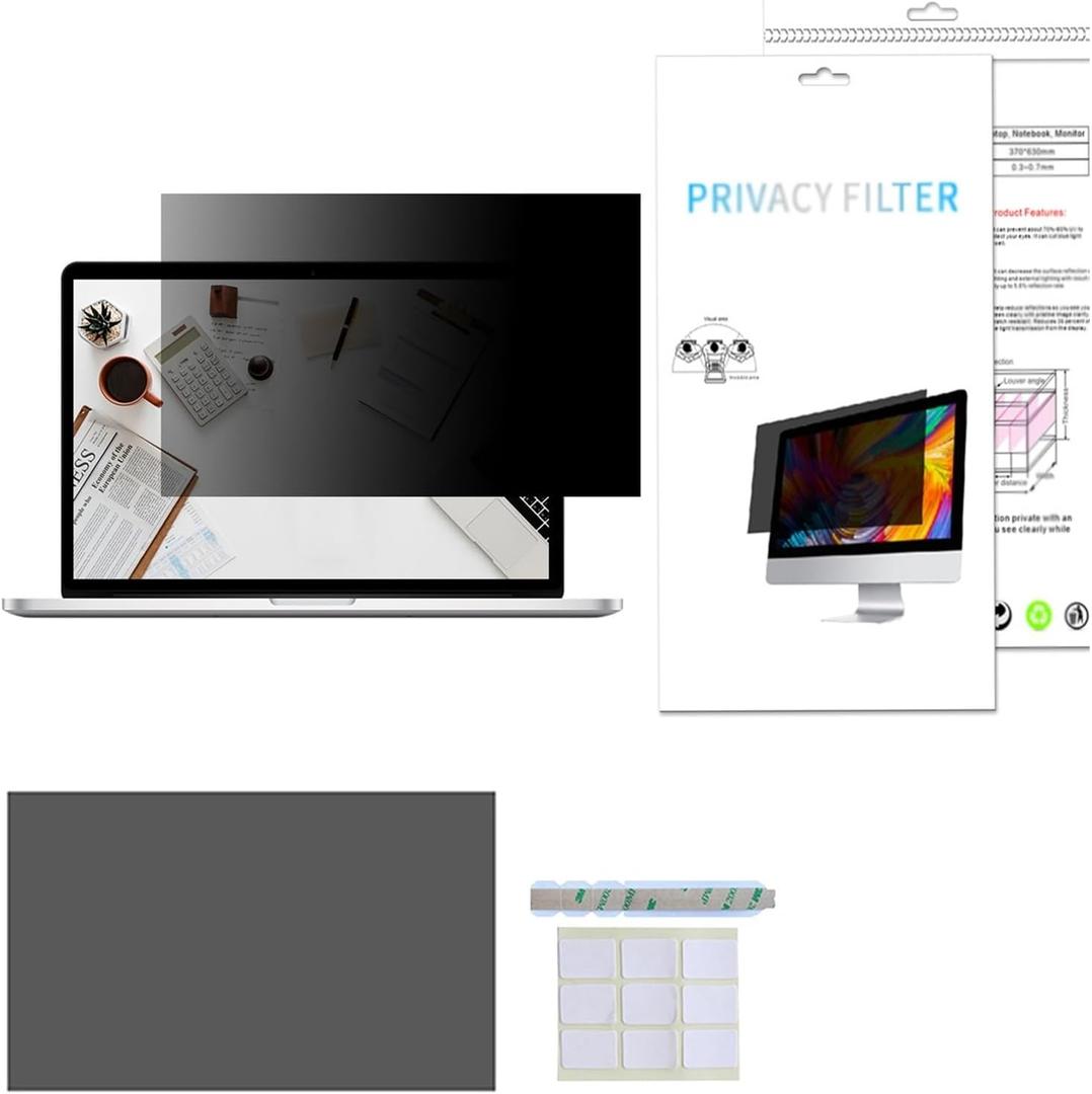Anti-Scratch Computer Screen 11.6-27 Inch Privacy Screen Protector, Privacy Shield, Monitor Privacy Screen (21.5inch/47.6x26.7CM)