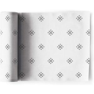 MY DRAP Formal Designer Collection Luncheon Napkins (12 Napkins, Silver Stars)