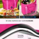 Sports rabbit Extra Large Neoprene Lunch Bag Tote for Women, Insulated