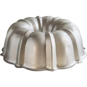 Nordic Ware Formed Treat Bundt Pan, 12-Cup, Silver
