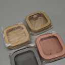 Kathfly 4 Pcs Multicolor Hair Tie Organizer Portable Hair Accessory Storage Containers Stackable Tie Bobby Pin Holder Home Cotton Swab Dispenser Accessories Jewelry Organizer Box