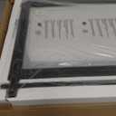 Farmhouse Mirror for Bathroom, 40x26 Inch Black Vanity Mirror for Wall, Wood Framed Rustic Mirror Rectangular Wall Decor Mirrors for Entryway Living Room Bedroom