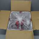 Christmas Lighted Best Gift Boxes Surprise,50 Warm White LED Lights.White Snowflake Velvet Gift Box&Red Bow,Turned On,Top of The Box Opens to Reveal Santa Claus.Indoor Christmas Home Yard Lawn Decor.