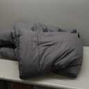 Bedsure Comforter Duvet Insert - Quilted Comforters Oversized King Size, All Season Duvet, GentleSoft Down Alternative Bedding, with 8 Tabs, Gifts for Women/Men, Grey, Oversized King 116 x 98 Inches