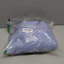 Salt Earth GOTS Certified 100% Organic Cotton Throw Blanket, 90" X 90" Waffle Blankets & Throws for Bed, Throw Blanket for Couch, Modern and Cozy Blanket, All Season, Comfy Soft Blanket(Powder Blue)