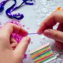 Nylon String for Bracelet Making,20 m Yards Rainbow Elastic Beading String, 1mm Stretchy Elastic Cord Thread String for Bracelet Jewelry Necklace Craft Making Braided Hair Pony Beads StringRainbow