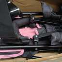 Dream On Me Vista Moonwalk Baby Stroller, Lightweight Travel Umbrella Stroller with Compact Fold, Smooth Ride Wheels, Multi-Position Recline, Spacious Storage Basket with Cup Holder, Pink